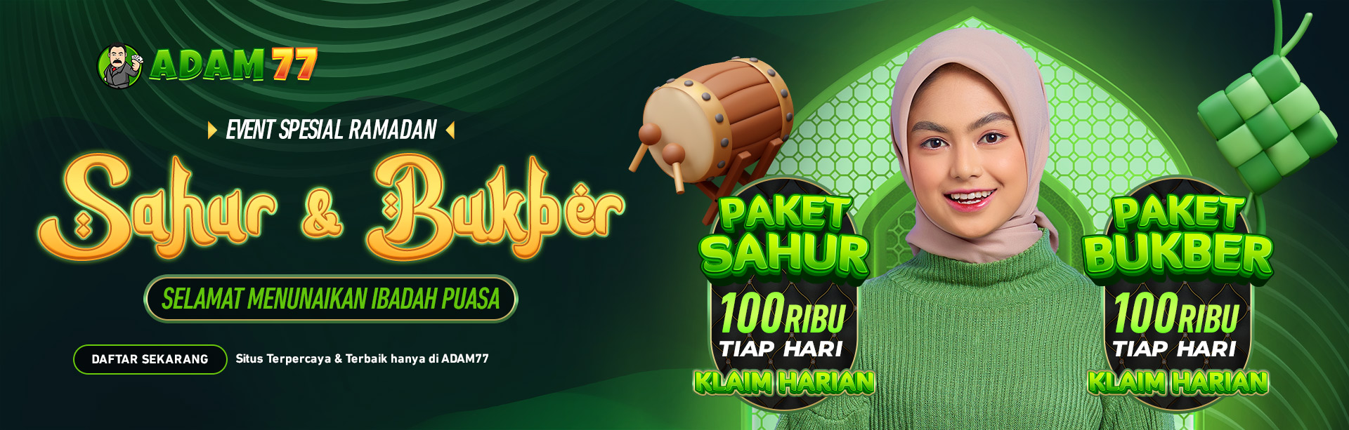 EVENT SAHUR & BUKBER BERSAMA ADAM77