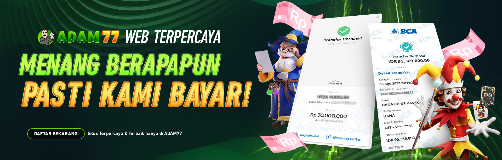 MENANG BERAPAPUN PASTI KAMI BAYAR